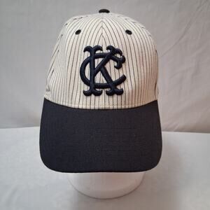 NWOT '47 Kansas City Men Athletics Pinstripe Baseball Cap Snapback Navy-OS